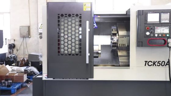 Hoher Starrheits-Schrägen-Bett CNC drechseln TCK50A-Drehmaschine mit linearer Führungsschiene