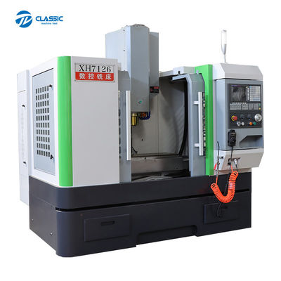 Fräsmaschine Fanuc-Prüfer CNC vertikales Aluminiumprofil der CNC-Maschinenmitte XH7126